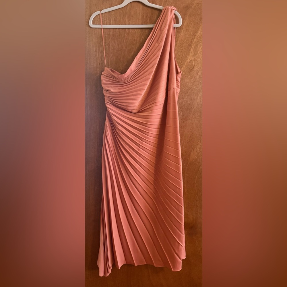 Banana Republic One Shoulder Coral Dress